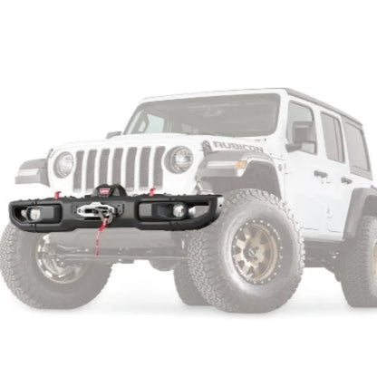 Support de Treuil WARN Jeep JL & JT – sur Pare-choc d'Origine - Jeep Gladiator JT