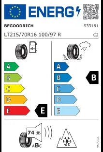 Pneu 4x4 LT215/70-16 BFGoodrich KO2 - Polyvalence et Robustesse - Suzuki Jimny 2018+