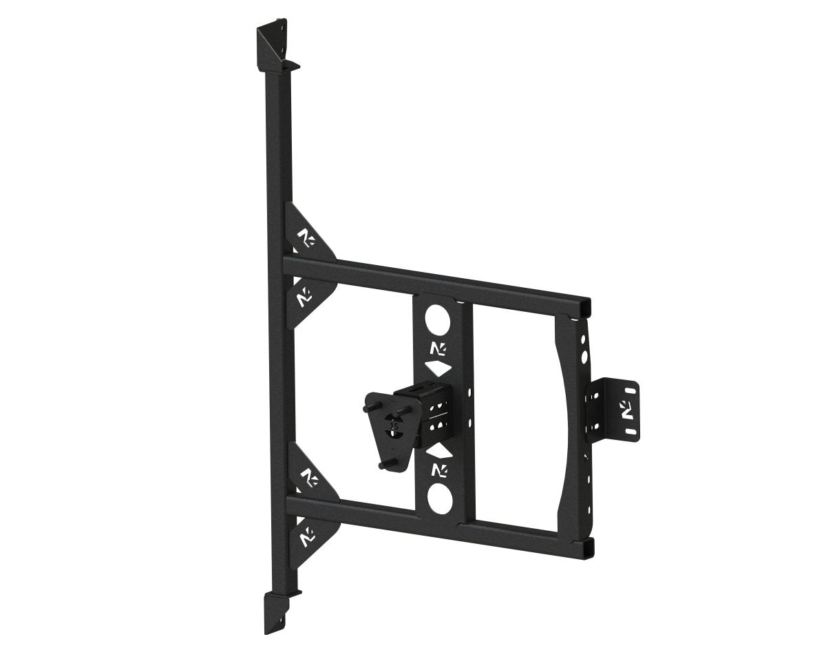 Porte roue de secours en inox sur porte arrière gauche Fiat Ducato-Campeo N4-Offroad - Fiat Ducato 2006+