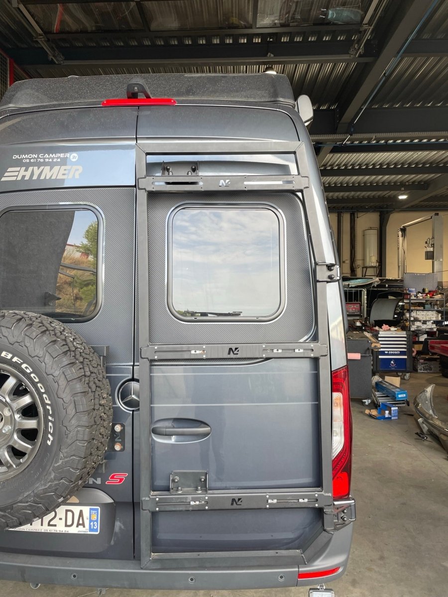 Porte tout en aluminium sur porte arrière droite pour Mercedes Sprinter W907 N4-Offroad - Mercedes Sprinter 2006-2018