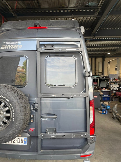 Porte tout en aluminium sur porte arrière droite pour Mercedes Sprinter W907 N4-Offroad - Mercedes Sprinter 2006-2018
