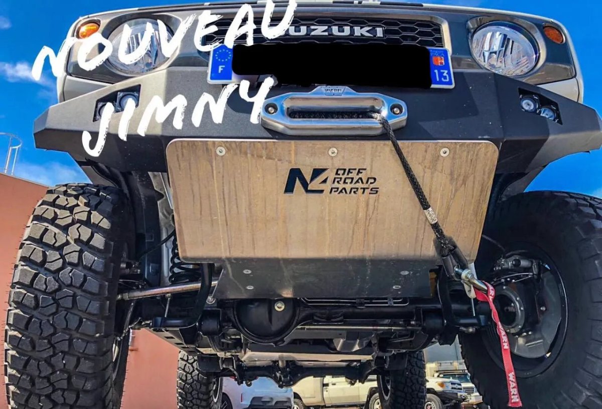 Blindage Avant Aluminium 8mm - N4 Offroad - Suzuki Jimny 2018+ - Suzuki Jimny 2018+