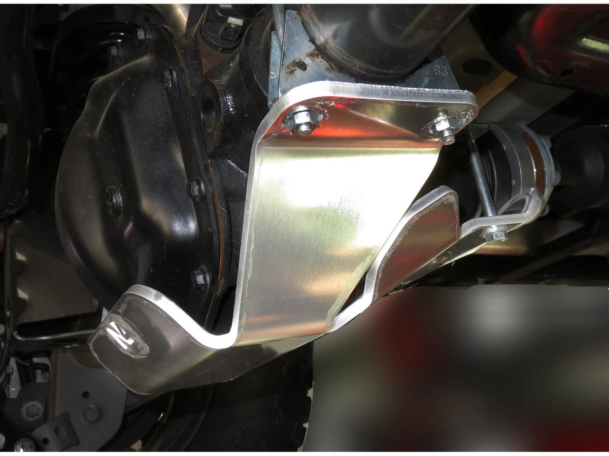 Blindage nez pont arrière 8mm Aluminium - Jeep Wrangler JL & JT - Jeep Gladiator JT