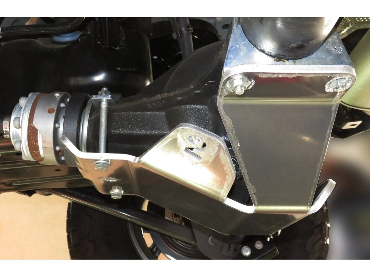 Blindage nez pont arrière 8mm Aluminium - Jeep Wrangler JL & JT - Jeep Gladiator JT