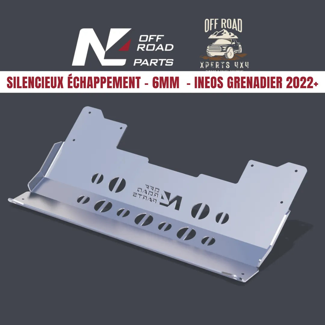 Blindage Silencieux Échappement 6mm Ineos Grenadier | N4 Offroad - INEOS Grenadier