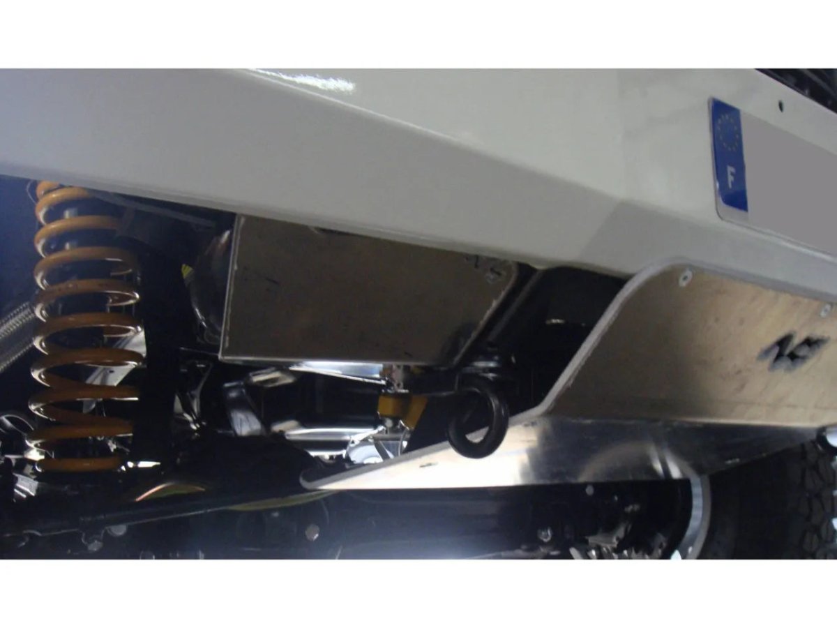 Blindage tubulures Intercooler N4 - Aluminium 5mm - Toyota HDJ80 - Toyota HDJ80