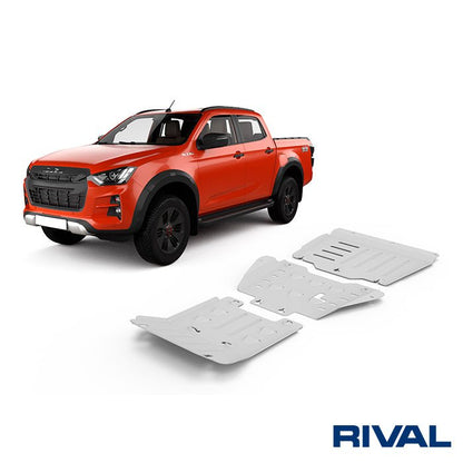 Kit Blindage Alu 6mm Rival4x4 Isuzu D-Max 2020+ - Isuzu Dmax 2020+
