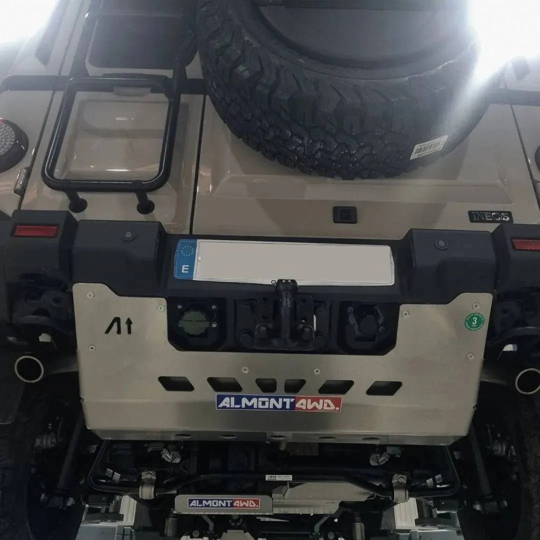 Protection Arriere INEOS Grenadier 2022+ | 6mm Duralumin - Almont4WD - INEOS Grenadier