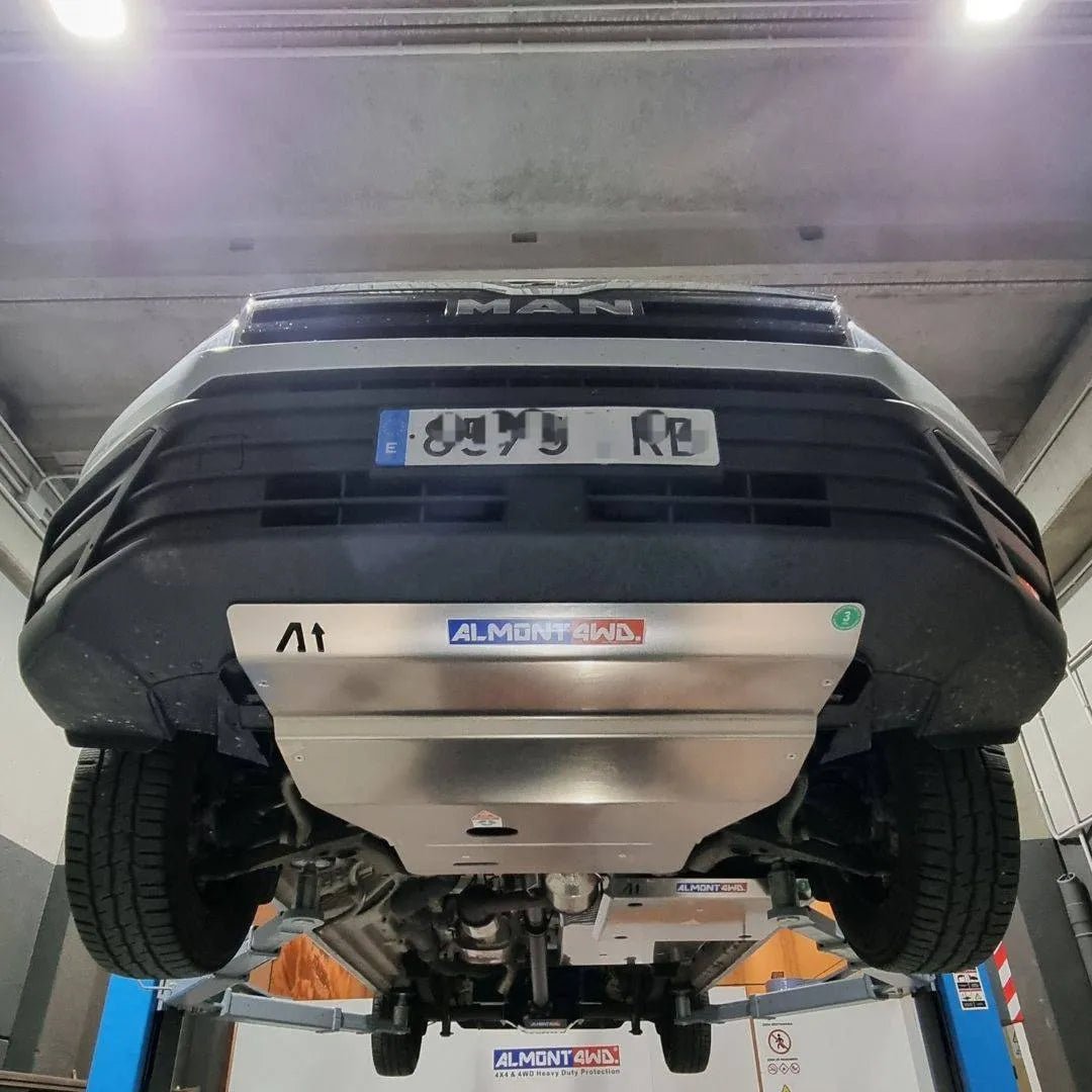 Protection Duralumin 6mm Frontale | MAN TGE 4x4 et Volkswagen Crafter - MAN TGE4x4
