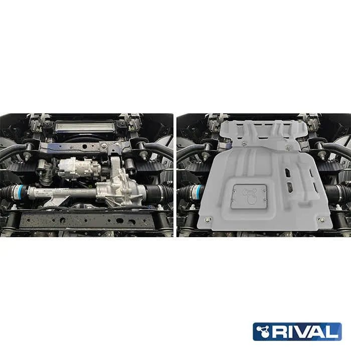 Protection Inferieure Ford Ranger/Raptor 2023+ | Frontal - Moteur | RIVAL 4x4 - Ford Ranger/Raptor 2023+