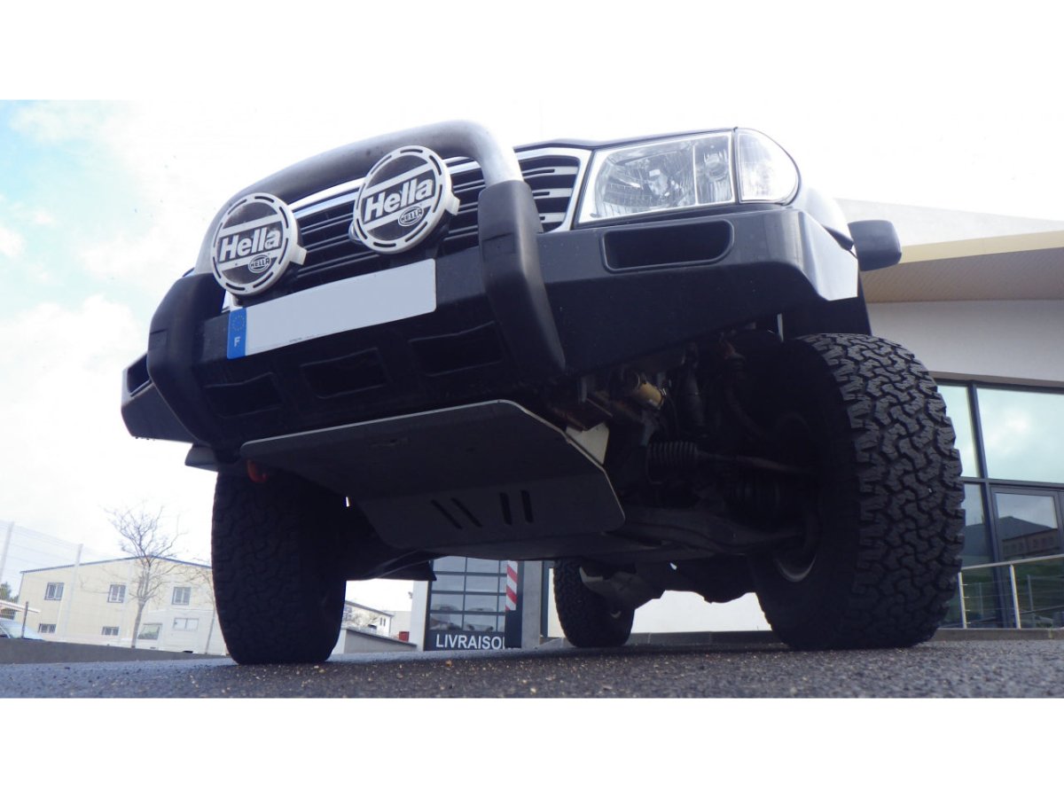Ski de protection avant en aluminium de 8mm pour Toyota HDJ100 avec pare-chocs TJM N4-Offroad - Toyota HDJ100