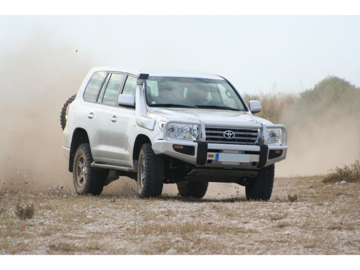 Ski de protection avant en aluminium de 8mm pour Toyota VDJ200 avec pare-chocs ARB N4-Offroad - Toyota LC200
