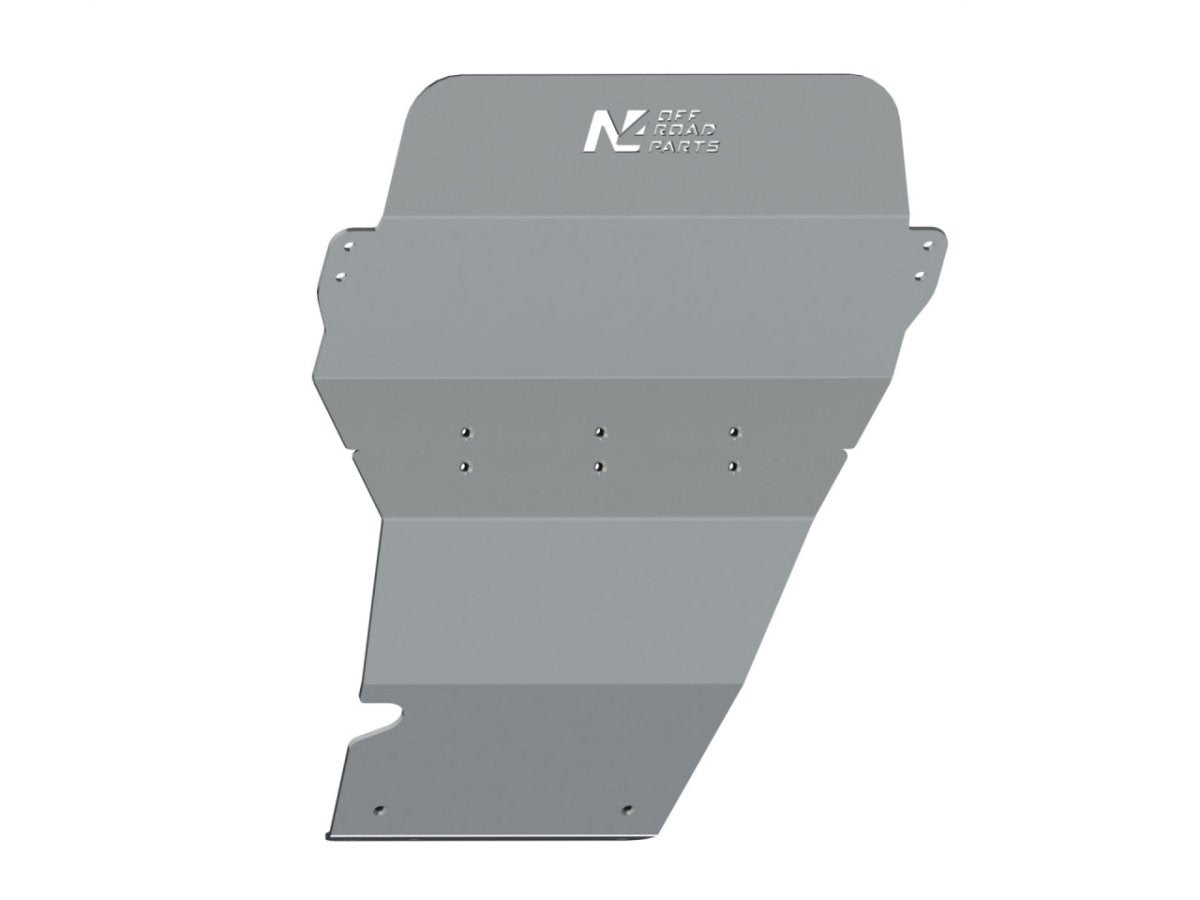 Ski de protection avant en aluminium de 8mm pour Toyota VDJ200 avec pare chocs N4-Offroad - Toyota LC200