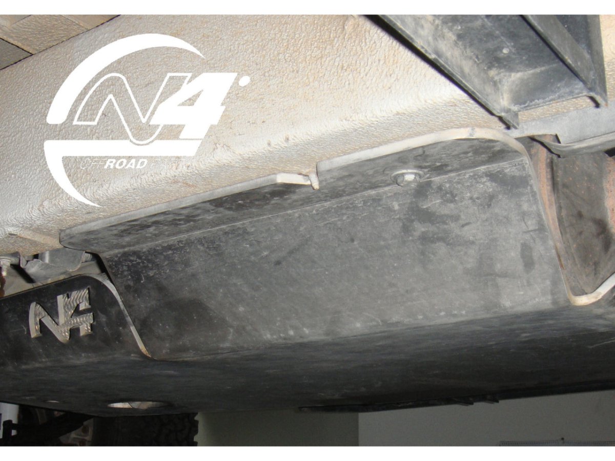 Ski de protection boîtes vitesses et transfert en aluminium de 8mm pour Iveco Massif 5 portes N4-Offroad -