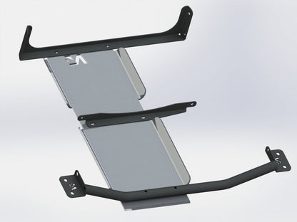 Ski de protection boîtes vitesses et transfert en aluminium de 8mm pour Toyota VZJ90 N4-Offroad - Toyota KZJ/KDJ 90/95