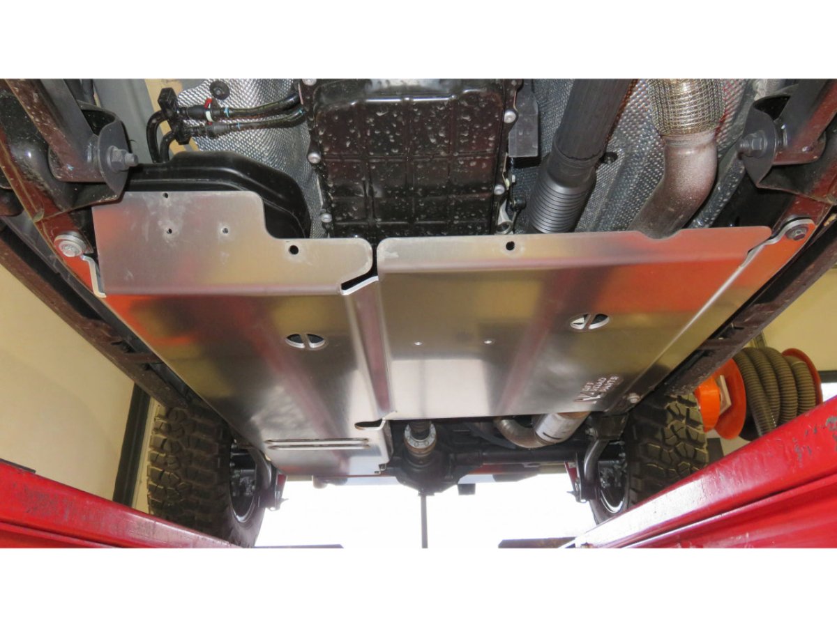 Ski de protection en aluminium de 8mm boîte de tranfert et réservoir pour Jeep Wrangler JL 2.0L Essence 3 portes N4-Offroad - Jeep JL