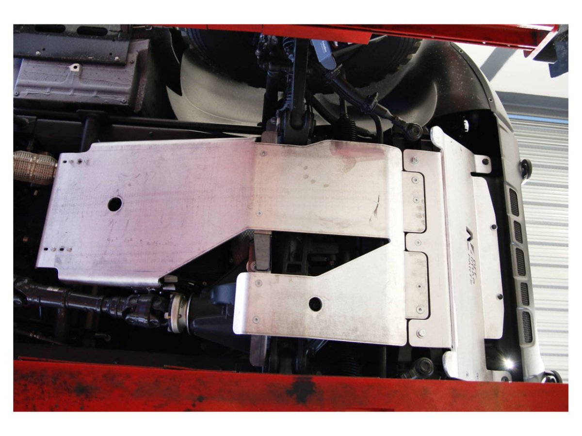 Ski de protection pont avant et boîte de vitesses en aluminium de 10mm pour Iveco Daily III 4x4 après 10/2019 N4-Offroad - Iveco Daily