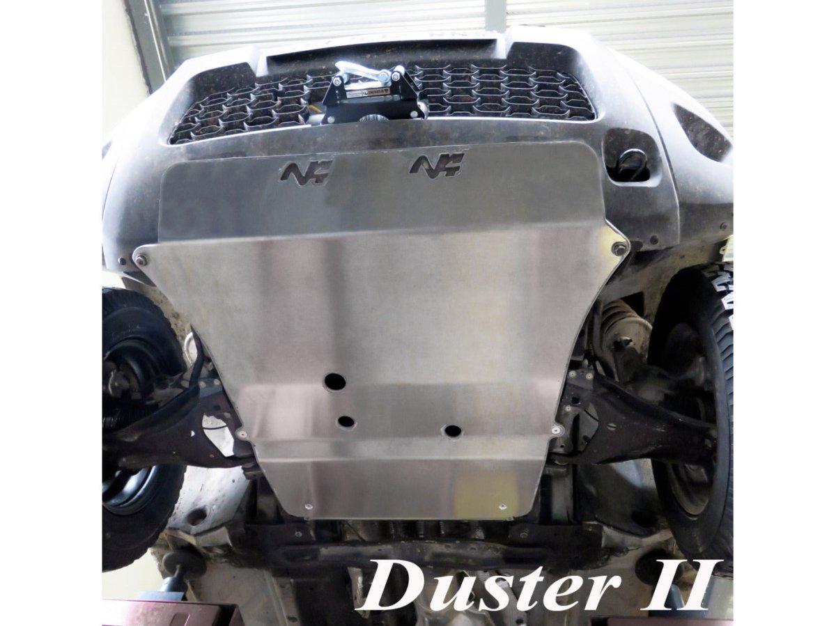 Ski protection avant aluminium 6mm Dacia Duster 2009-2023 N4-Offroad - Dacia Duster 2010-2023