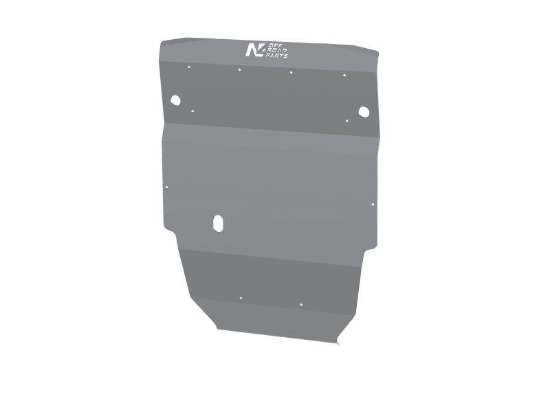 Ski protection avant aluminium 6mm pour Volkswagen Transporter T8 4Motion N4-Offroad - VW Transporter T8