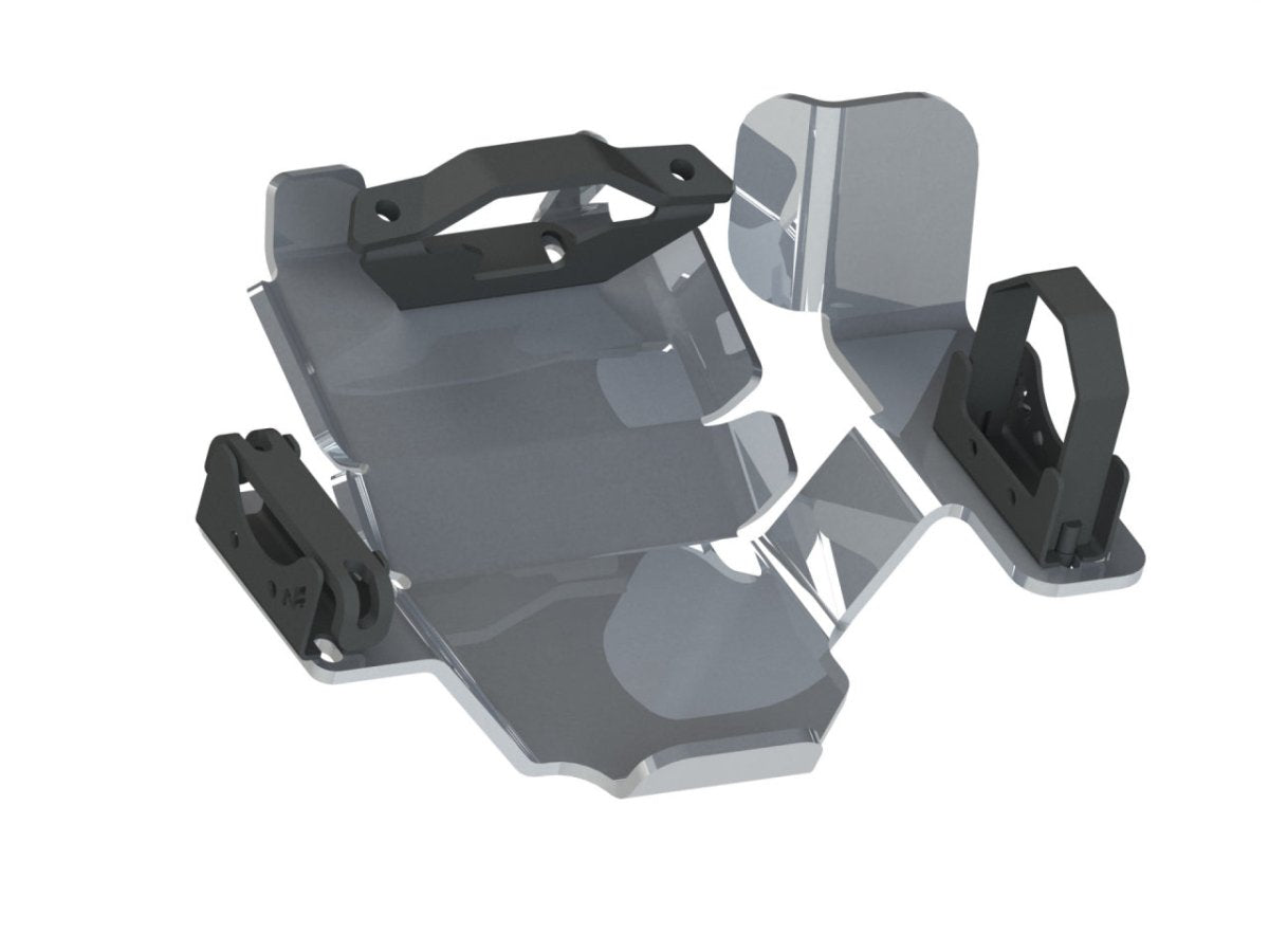 Ski protection nez pont arrière aluminium 8mm Toyota Land Cruiser Série 7 après 1999 N4-Offroad - Toyota 70 Series