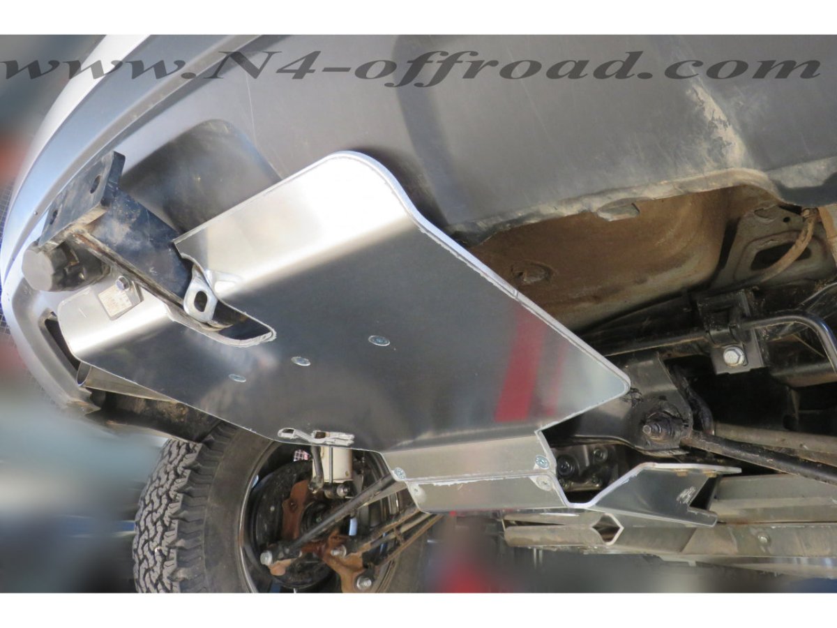 Ski protection pare chocs arrière aluminium 6mm Dacia Duster 4x4 2013-2021 sans AdBlue N4-Offroad - Dacia Duster 2010-2023