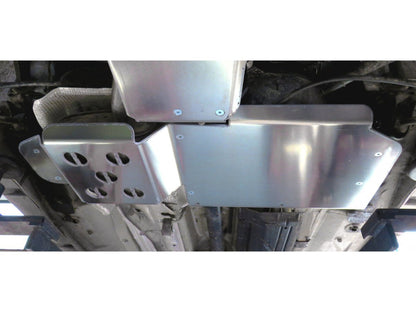 Ski protection réservoir et silencieux arrière aluminium 6mm Dacia Duster 4x4 2009-2023 N4-Offroad - Dacia Duster 2010-2023