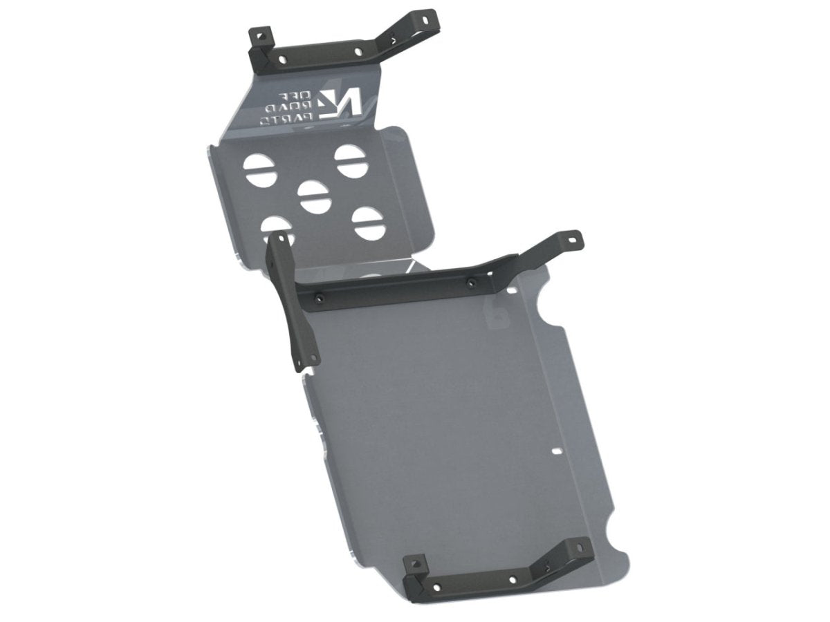 Ski protection réservoir et silencieux arrière aluminium 6mm Dacia Duster 4x4 2009-2023 N4-Offroad - Dacia Duster 2010-2023