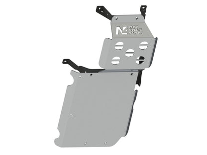 Ski protection réservoir et silencieux arrière aluminium 6mm Dacia Duster 4x4 2009-2023 N4-Offroad - Dacia Duster 2010-2023