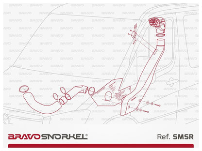 Snorkel Bravo 4x4 - Mercedes Sprinter 2006-2018 - Mercedes Sprinter 2006-2018