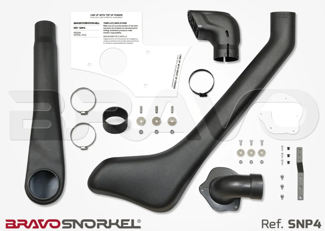 Snorkel Bravo 4x4 - Nissan Patrol Y61 - Nissan Patrol Y61