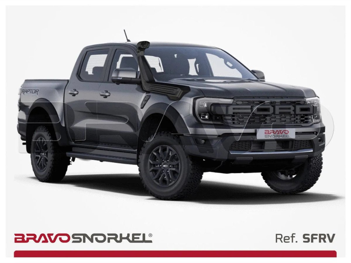 Snorkel Ford Ranger Raptor 2023 à Présent 3.0L PETROL - BRAVO SNORKEL - Ford Ranger/Raptor 2023+