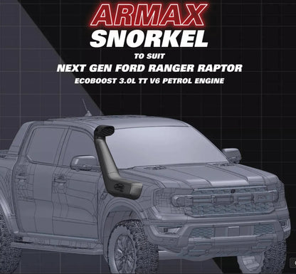 Snorkel Ford RAPTOR 2023+ | 3.0L V6 Essence | Safari 4x4 Armax - Ford Ranger/Raptor 2023+
