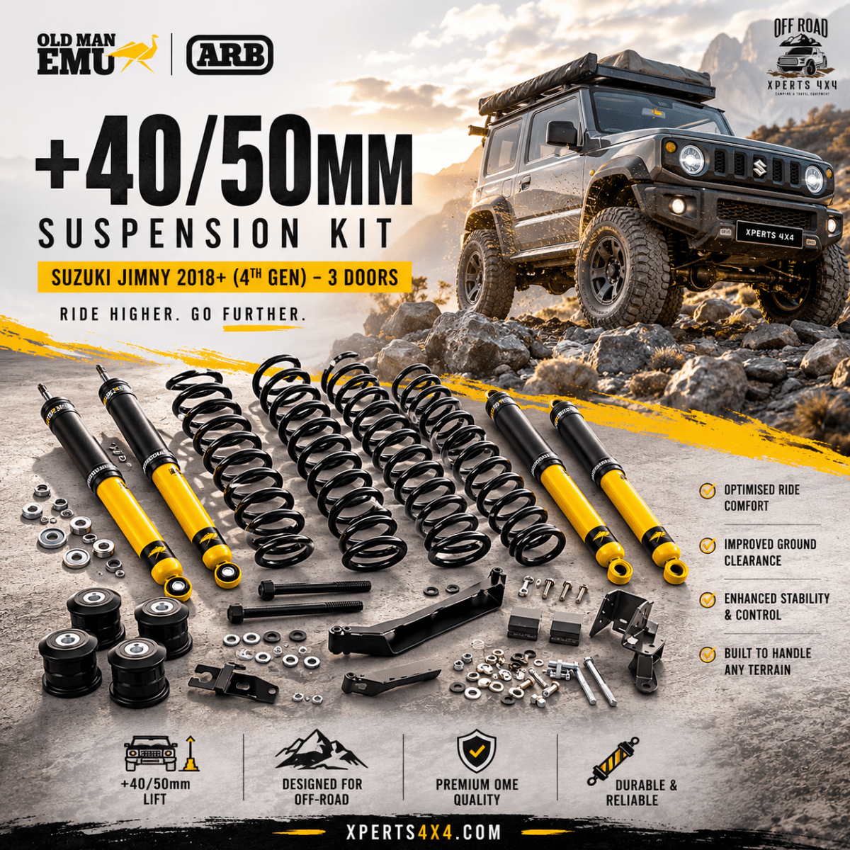 Kit de Suspension OME Suzuki Jimny 2018+ | 3 Portes | Nitro Plus (+40/50mm) - Suzuki Jimny 2018+