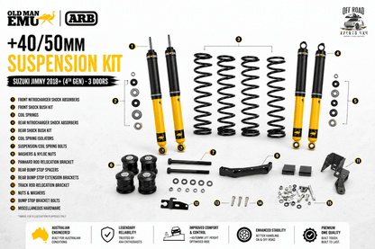 Kit de Suspension OME Suzuki Jimny 2018+ | 3 Portes | Nitro Plus (+40/50mm) - Suzuki Jimny 2018+
