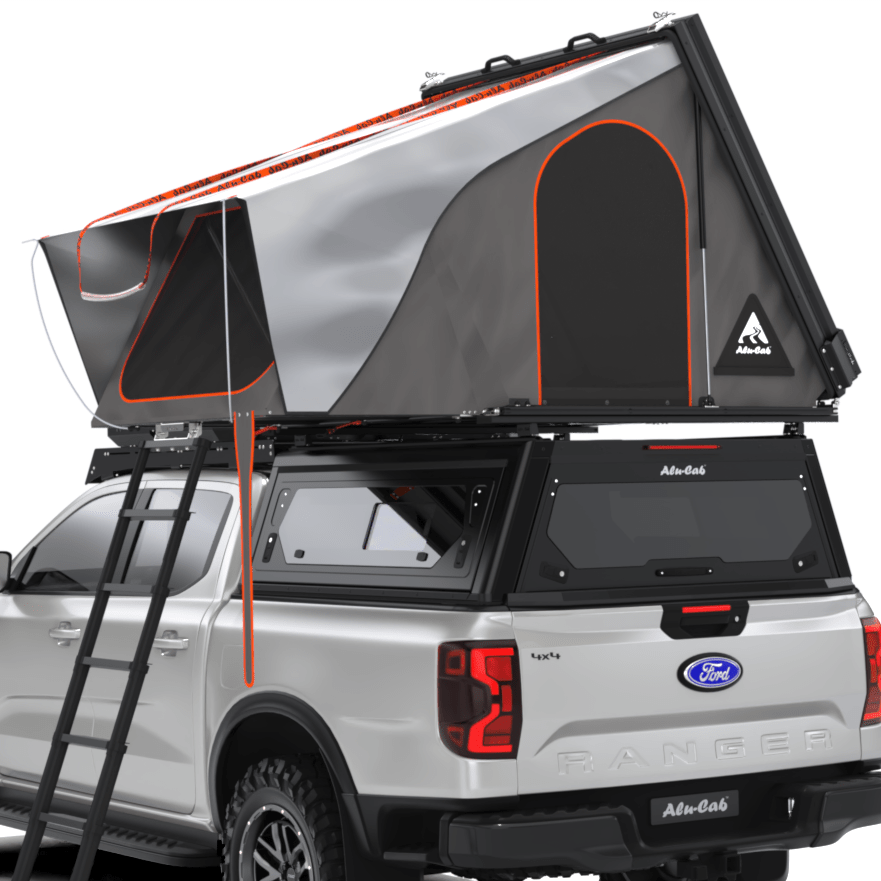 Tente de Toit Alu-Cab "RT-2S" - 2 Personnes | Coque Alu Compacte - BYD Shark 2024+