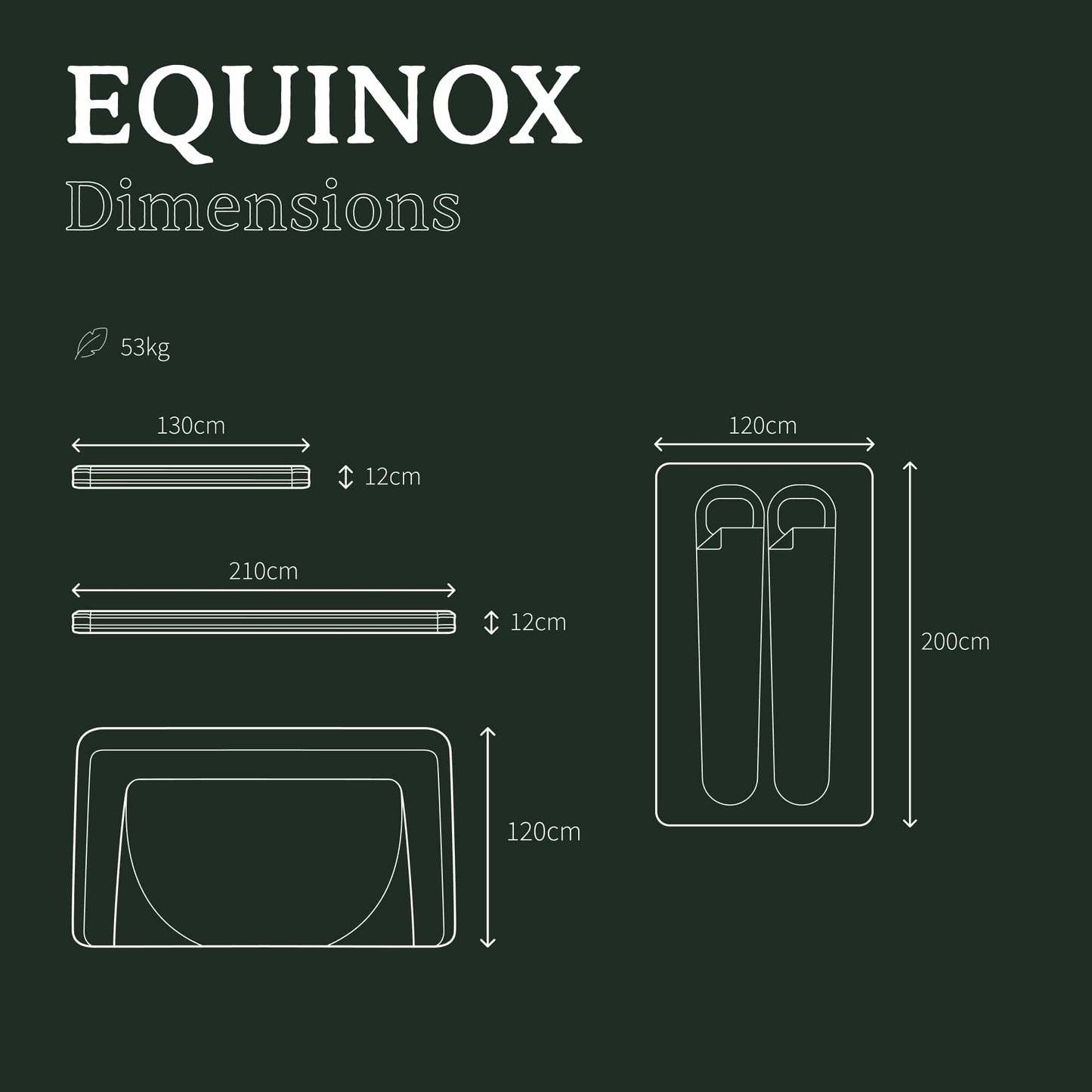 Tente de Toit EQUINOX 2 Places Go Overland Canada – Aluminium - BYD Shark 2024+