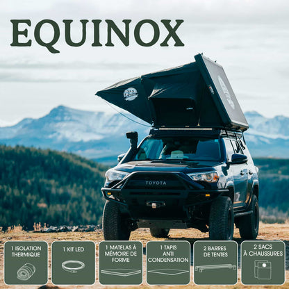 Tente de Toit EQUINOX 2 Places Go Overland Canada – Aluminium - BYD Shark 2024+