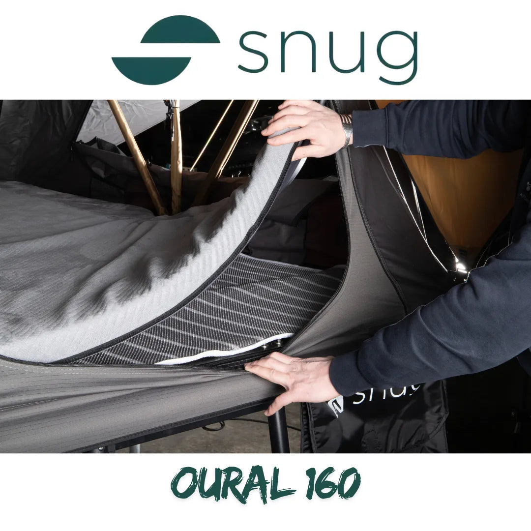 Tente de toit Souple SNUG OURAL 160 (163 x 240 x 126 cm) - BYD Shark 2024+