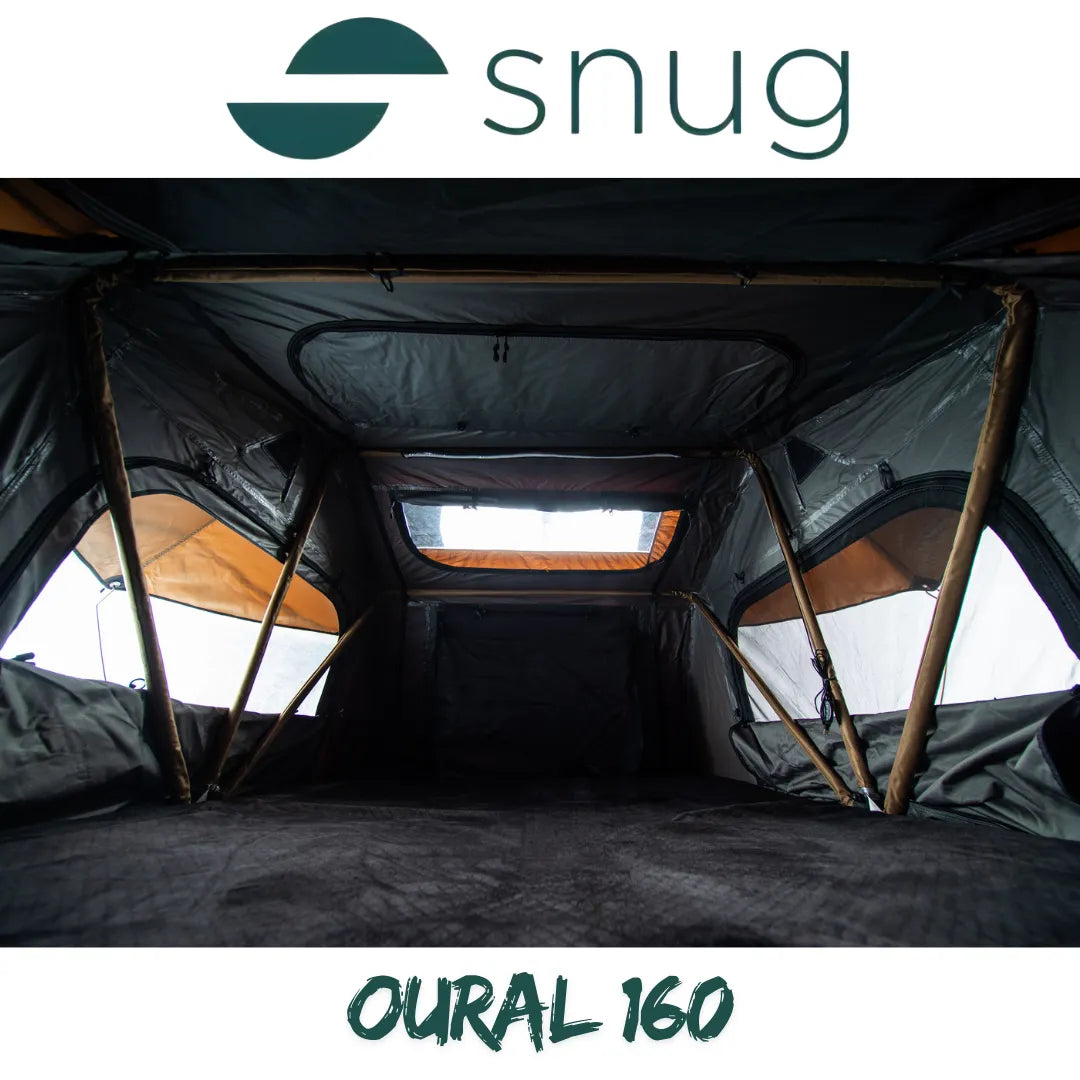 Tente de toit Souple SNUG OURAL 160 (163 x 240 x 126 cm) - BYD Shark 2024+
