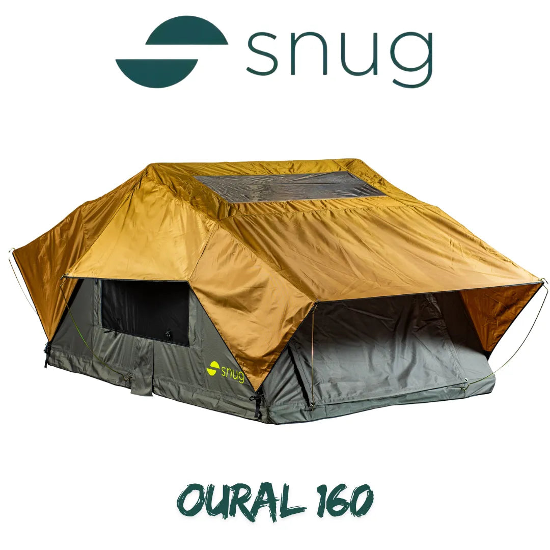 Tente de toit Souple SNUG OURAL 160 (163 x 240 x 126 cm) - BYD Shark 2024+