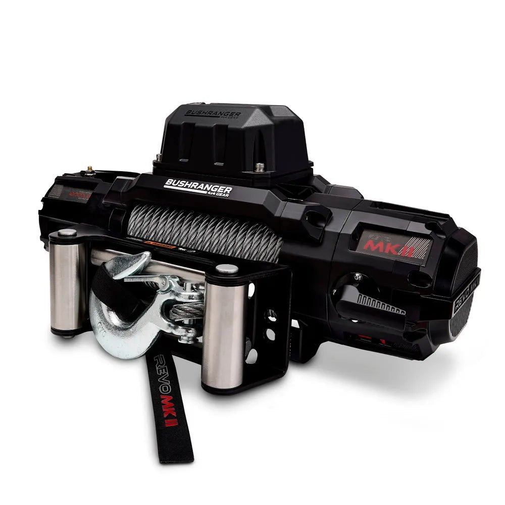 Treuil Bushranger REVO 12S MKII 5443kg - Acier ou Synthétique - BYD Shark 2024+