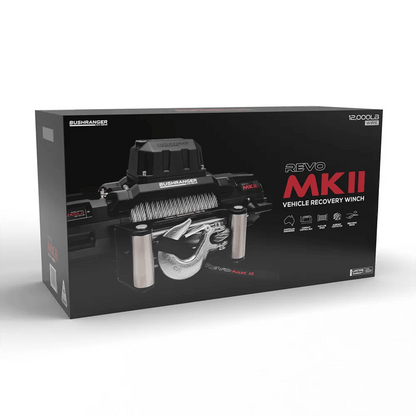 Treuil Bushranger REVO 12S MKII 5443kg - Acier ou Synthétique - BYD Shark 2024+