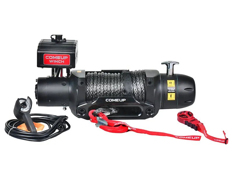 Treuil COMEUP DS 12.5 RS 12V - 5.6T | Câble Synthétique Ultra-Résistant - BYD Shark 2024+