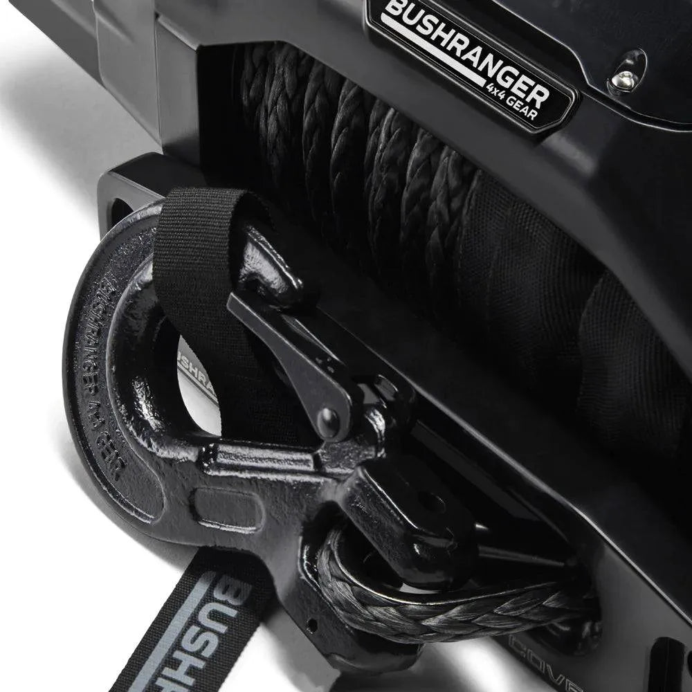 Treuil COVERT 10S Bushranger | 12V | 4536 KG | Synthetique - BYD Shark 2024+