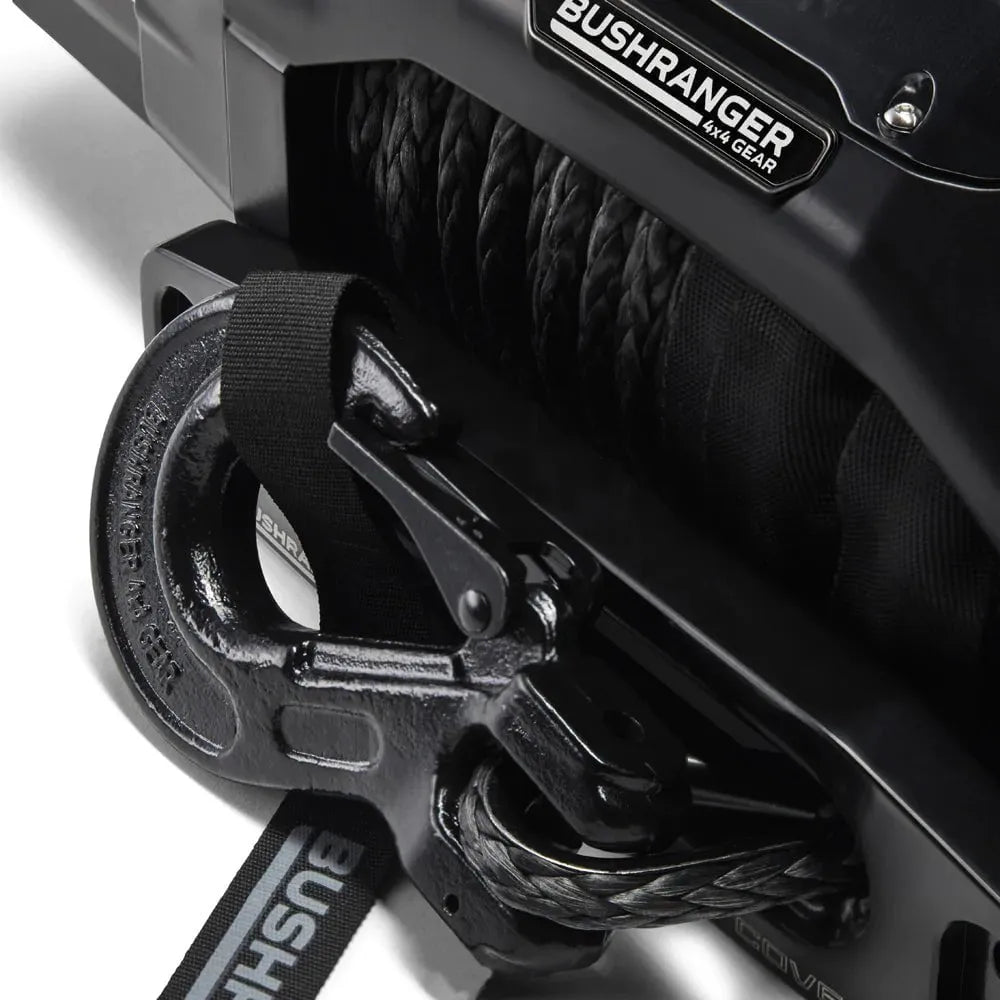 Treuil COVERT 10S Bushranger | 12V | 4536 KG | Synthetique - BYD Shark 2024+