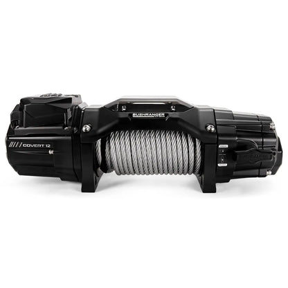 Treuil COVERT 12 Bushranger | 12V | 5443 KG | Cable Acier - BYD Shark 2024+