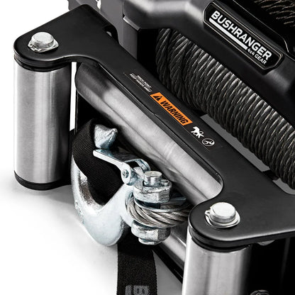 Treuil COVERT 12 Bushranger | 12V | 5443 KG | Cable Acier - BYD Shark 2024+