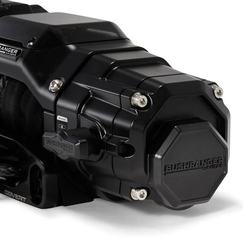 Treuil COVERT 12S Bushranger | 12V | 5443 KG | Synthetique - BYD Shark 2024+