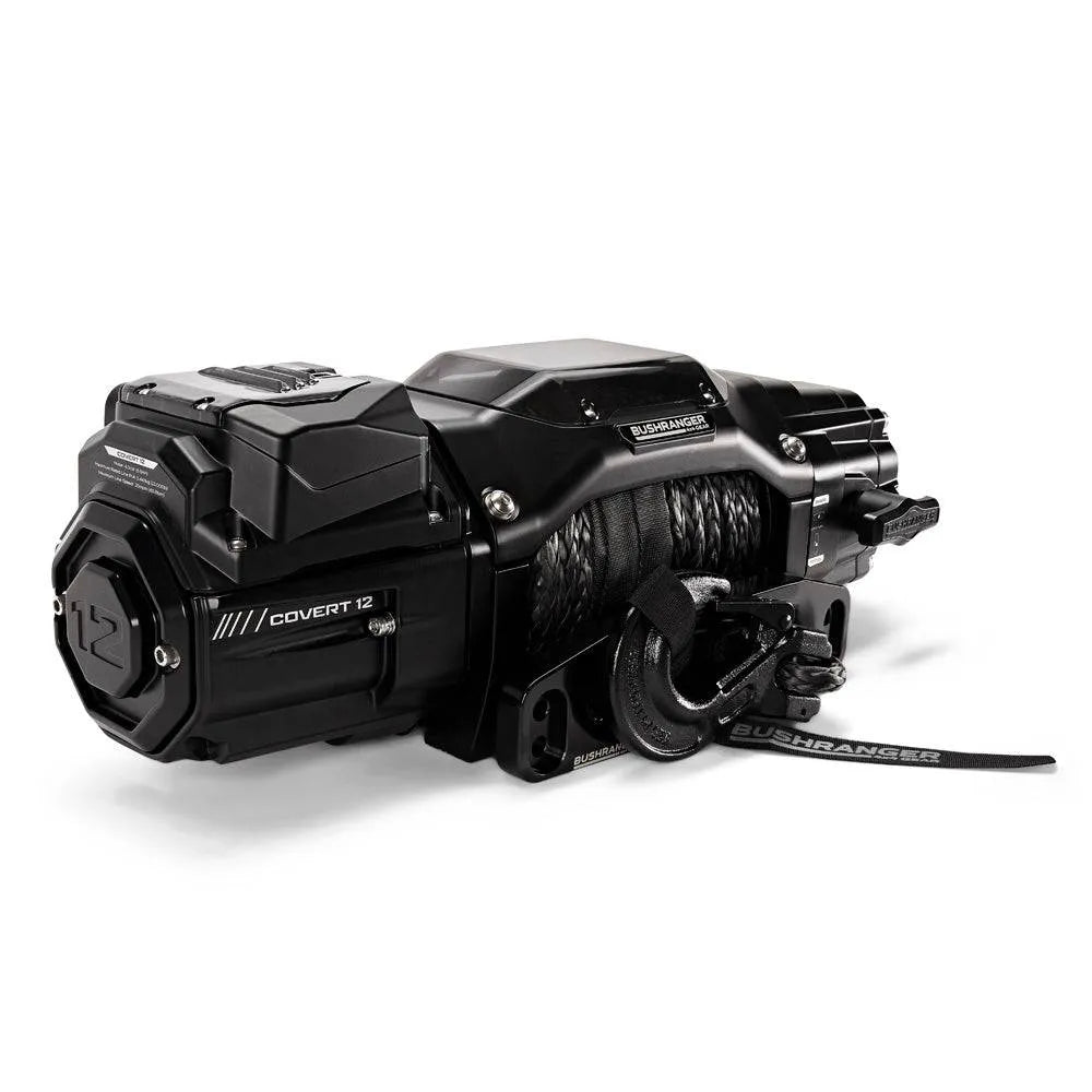 Treuil COVERT 12S Bushranger | 12V | 5443 KG | Synthetique - BYD Shark 2024+