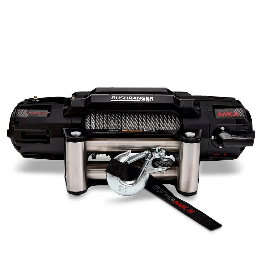 Treuil REVO 10S MKII 4 536 kg | Câble Acier ou Synthétique - Bushranger 4x4 Gear - BYD Shark 2024+